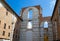 Old wall ruin. Siena, Italy.