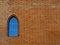 Old wall and window - bricks