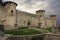 Old walled citadel. Roman towers. Carcassonne. France