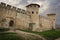 Old walled citadel. Roman towers. Carcassonne. France