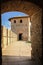 Old walled citadel. Roman towers. Carcassonne. France