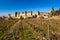 Old walled citadel and vinyards. Carcassonne. France