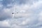 OLD WARDEN, BEDFORDSHIRE, UK, OCTOBER 6, 2019. A glider is a fixed-wing aircraft that is supported in flight by the dynamic