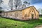 Old Warehouse among bastion hills in Daugavpils fortress, Latvia