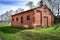 Old Warehouse among bastion hills in Daugavpils fortress, Latvia