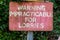An old `Warning Impracticable For Lorries` metal sign