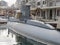 Old warship Submarine Nazario Sauro moored at Galata museum Genoa