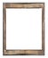 Old Wasted Wooden Frame Isolated
