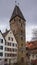 Old watch tower of ulm medieval monuments