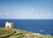 Old watchtower on gozo island in malta