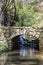 Old water mill with waterfall from Berry College