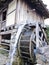 Old water mill-wheel