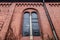 Old weathered and aged religious church building walls and windows