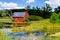 Old weathered barn