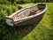 Old weathered boat close-up