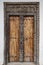 Old weathered carved traditional zanzibarian door