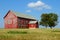 Old weathered farm barn