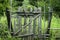 Old weathered grunge wooden door