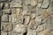 Old and Weathered Natural Stone Tile Wall