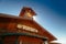 Old Western Wooden Railway Station in Goldfield Gold Mine Ghost Town