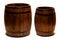 Old Whisky Barrels or Wine Casks Wood Containers