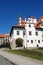 Old white building in Levoca town.