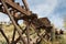 Old Wild West Arizona Town Gold Mine Trestle Bridge