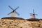 Old windmill along the don quiquote road