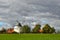 Old windmill - Czech Republic Europe. Beautiful old traditional mill house with a garden. Lesnï¿½ - Czech Republic