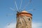 Old windmill at Mandraki  harbour in Rhodes city