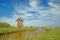 Old windmill and norfolk landscape