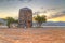 Old windmill ruin at Mirabello Bay