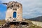 Old windmill at Santorini island, Greece