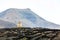 Old windmill in sunset, Yaiza, Lanzarote