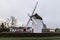 The old Windmill under grey sky at Elphin in Ireland