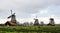Old windmills ,Zaan Schan, Netherlands