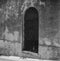 An old window in the narrow streets in the medieval town of Massa Marittima in Tuscany