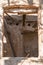 Old window in a ruined farmhouse in southern Spain