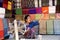 Old women spinning yarn in Lombok, Indonesia