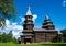 Old wood church in Velikiy Novgorod