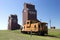 Old Wood Grain Elevator Prairies