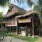 Old wood house from malaysia village