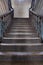 Old wood stair inside home