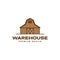 Old wood warehouse vintage logo symbol icon vector graphic design illustration idea creative