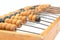 Old wooden abacus closeup