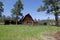 Old Wooden Barn and Fence