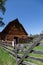 Old Wooden Barn and Fence