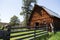 Old Wooden Barn and Fence