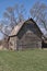 Old wooden Barn with a huge hay loft door