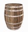 Old wooden barrel